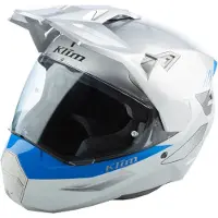 KLIM X1 Alpha Carbon Grijs Blauw Adventure Integraalhelm Maat L