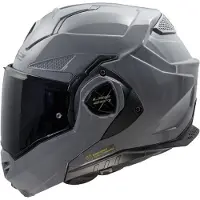 LS2 FF901 Advant X Solid, modulaire helm ,grijs ,M