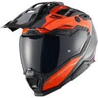 NEXX X.WED 3 Furka Endurohelm Oranje/Grijs/Zwart L unisex