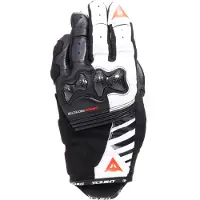 Dainese Reacto Carbon kort Dameshandschoenen Zwart/Wit/Rood L