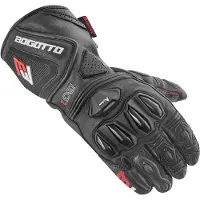Bogotto Monza Geperforeerde Zwart Handschoenen Maat XS