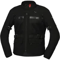 IXS Venture-BigAir 1.0 Zwart Textiele Motorjas Maat L