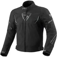 MUGENRACE Munee Zwarte Waterdichte Textieljas Maat S