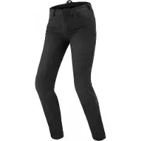 SHIMA Metro Dames Zwart Motor Jeans Maat W30/L30