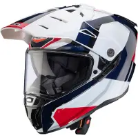 Caberg Tanami Scram, avonturenhelm ,Wit/Blauw/Rood ,L