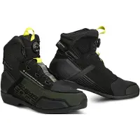 SHIMA Edge Vented Zwart Donkergroen Motorschoenen Maat 44