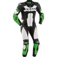 Ixon Jackal Zwart Wit Groen 1-Delig Motorpak Maat XL