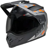 Bell MX-9 Adventure MIPS Enduro Grijs Oranje Adventure Integraalhelm Maat M