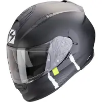 Scorpion EXO-491 Code Matt Zwart-Zilver Integraalhelm Maat 2XL