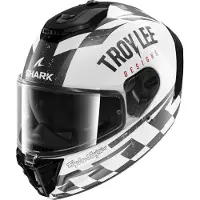 Shark SPARTAN RS RACESHOP, wit-zwart-rood, XXL