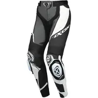 Ixon Vortex 3 PT L Zwart Antraciet Wit Dames Leren Motorbroek Maat 2XL