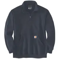 Carhartt Trui Men Quarter-Zip Sweatshirt New Navy-XXL