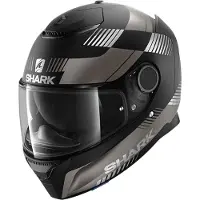 Shark Spartan Strad helm, mat zwart/grijs, maat XS (53/54)