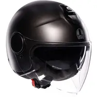 AGV Eteres Mono, jethelm ,Mat-Donkergrijs ,S