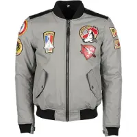 Helstons LYNX Tissu Nylon Jas Zilver Maat XL