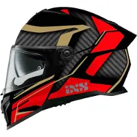 IXS iXS912 SV 2.0 Blade helm, mat zwart/rood, maat L (59/60)