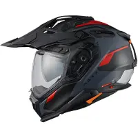 NEXX X.WED3 Keyo Grijs Rood Mat Adventure Helm Maat M