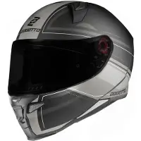 Bogotto FF110 Cinder Mat Zwart Titanium Integraalhelm Maat M