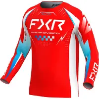 FXR Clutch Pro Motocross shirt, rood/blauw/wit, maat 2XL