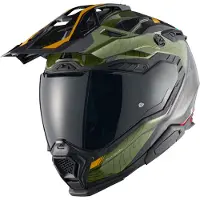 NEXX X.WED 3 Furka Carbon Groen Geel Adventure Integraalhelm Maat S