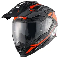 NEXX X.WED 3 Gobi Oranje Wit Adventure Integraalhelm Maat S