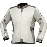 IXS Lane-ST+ dames motorfiets textiljas, grijs, maat L