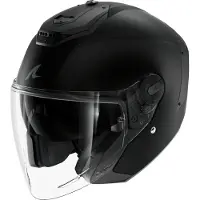 Shark RS JET Blank Mat Zwart Mat KMA Jethelm Maat L