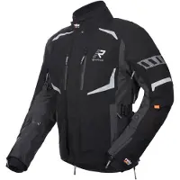 Rukka Ventu-R Zwart Grijs Waterdichte Textiele Motorjas Maat 66