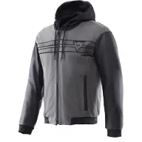 Dainese Vintedge, leren jas ,grijs/zwart ,58