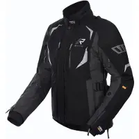 Rukka VentuRina Zwart Grijs Waterdichte Dames Textiele Motorjas Maat 42