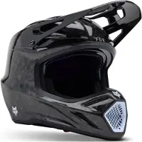 FOX V3 RS Carbon Solid Zwart MIPS Crosshelm Maat M