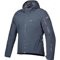 Ixon Burning Marineblauw Waterdichte Textiele Motorjas Maat XL