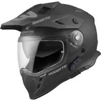 Bogotto H331 BT Bluetooth Mat Zwart Enduro Helm Maat S