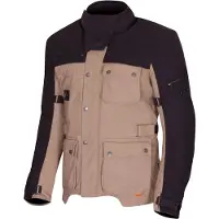 Merlin Mahala D3O Explorer Zwart Beige Textiele Motorjas Maat 4XL