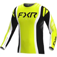 FXR Helium Infinity crossjersey, geel/zwart/wit, maat L
