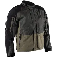 Leatt DriTour Short 5.5 V26, waterdicht textieljack ,Olijf/Donkergrijs/Zwart ,XXL