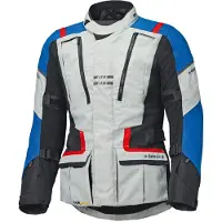 Held Hakuna Matata 3, waterdicht textieljack ,Zwart/Lichtgrijs/Blauw/Rood ,4XL