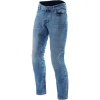 Dainese 5-Pocket Regular Tapered Lichtblauw Motorjeans Maat 28