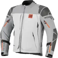 Alpinestars Nazca 3L Gore-Tex Pro waterdichte motorfiets textieljas, grijs/zwart, maat M
