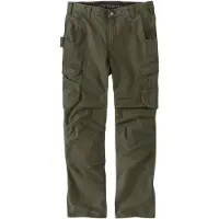 Carhartt Relaxed Fit Straight Steel Rugged Flex Ripstop Double-Front Cargo Broek Maat