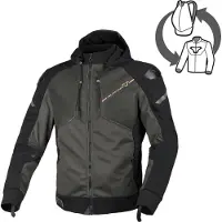 Macna Brero Heren Textieljack Zwart/Groen 2XL Mannen