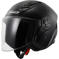 LS2 OF616 Airflow II Solid Gloss Black 06 Jethelm Maat 2XL