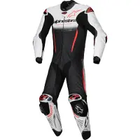 Alpinestars GP-R7 1-delig leren motorpak Zwart/Wit 52, Mannen