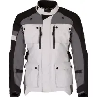 Merlin Solitude D3O Zwart Wit Grijs Textiele Motorjas Maat S