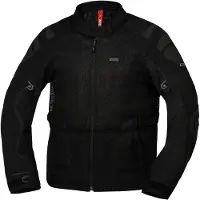 IXS Tourster-Big Air 1.0 Mesh Zwart Textiele Motorjas Maat 4XL