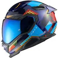 NEXX X.WST3 Fluence Blauw Rood Integraalhelm Maat XL