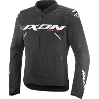 Ixon Ionix Zwart Wit Textiele Motorjas Maat M
