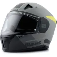 Blauer Naca NF01B helm, grijs mat/geel, maat 2XL (62/64)