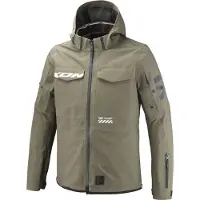 Ixon Square Kaki Waterdichte Textiele Motorjas Maat 3XL