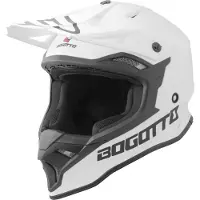 Bogotto V337 Solid Mat Wit Crosshelm Maat 2XL